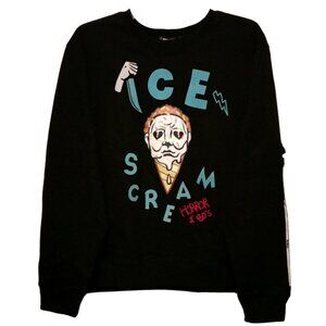 NEW- Roku Studio Halloween Ice Scream Michael Myers Black Sweatshirt Size 3XL